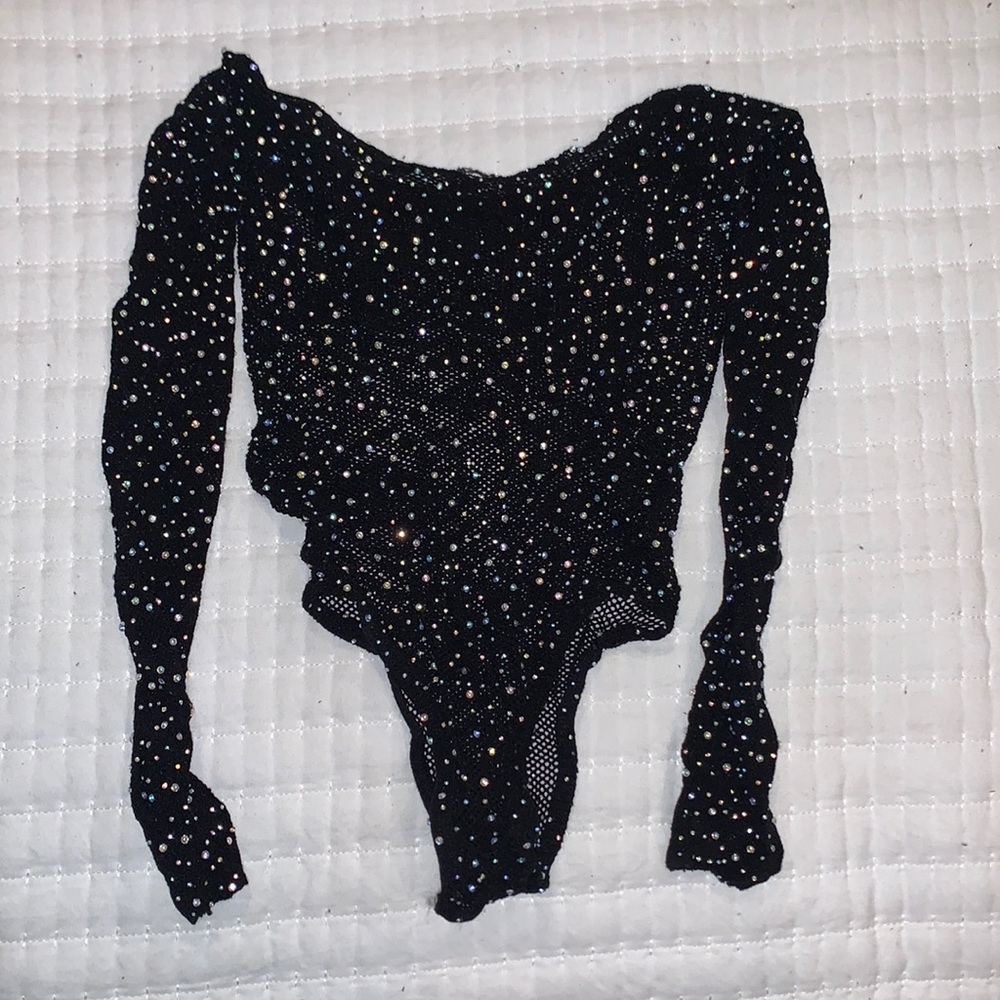 Shein Bedazzled Bodysuit